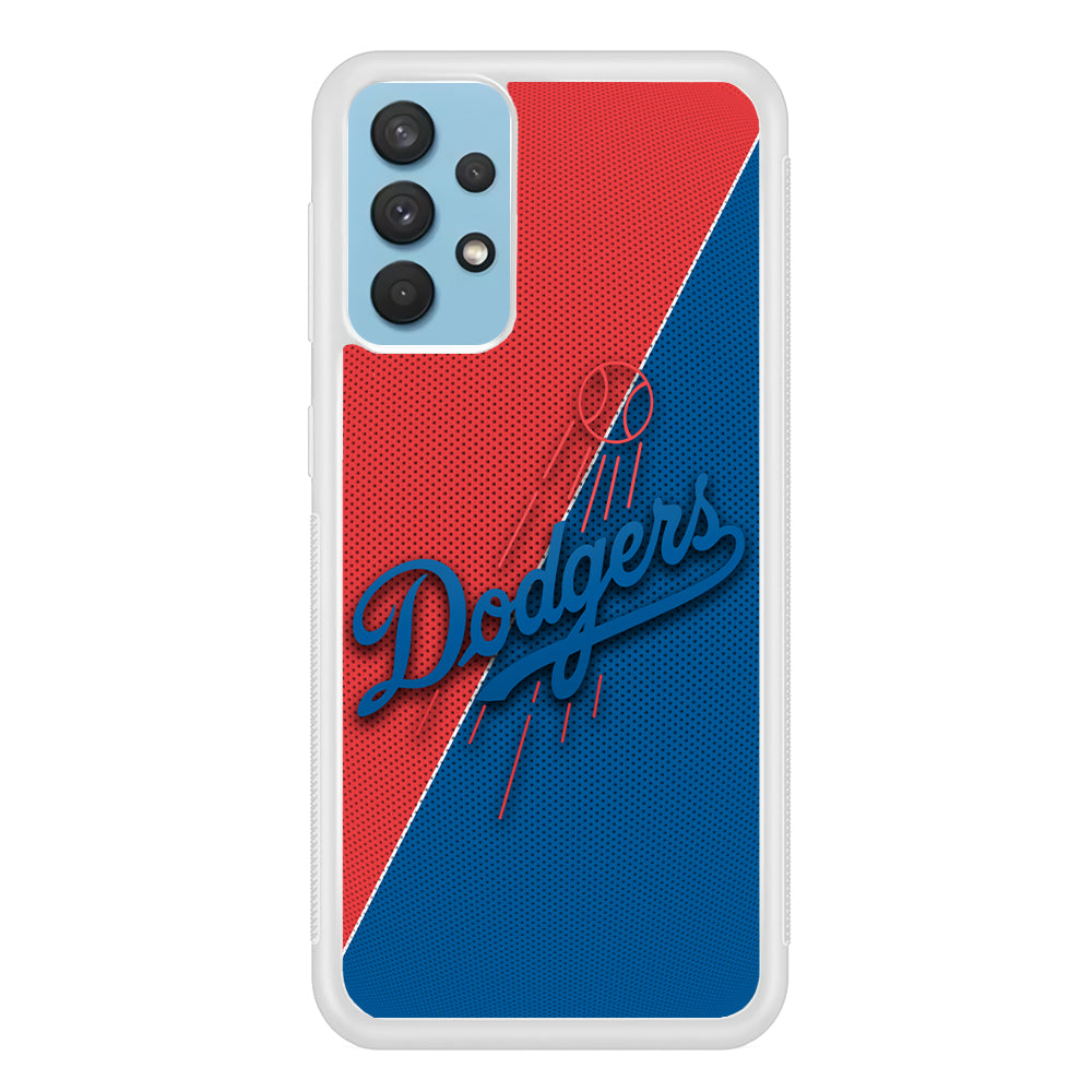 LA Dodgers Red And Blue Colour Samsung Galaxy A32 Case