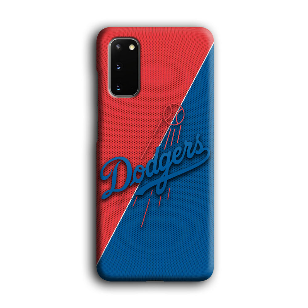 LA Dodgers Red And Blue Colour Samsung Galaxy S20 Case