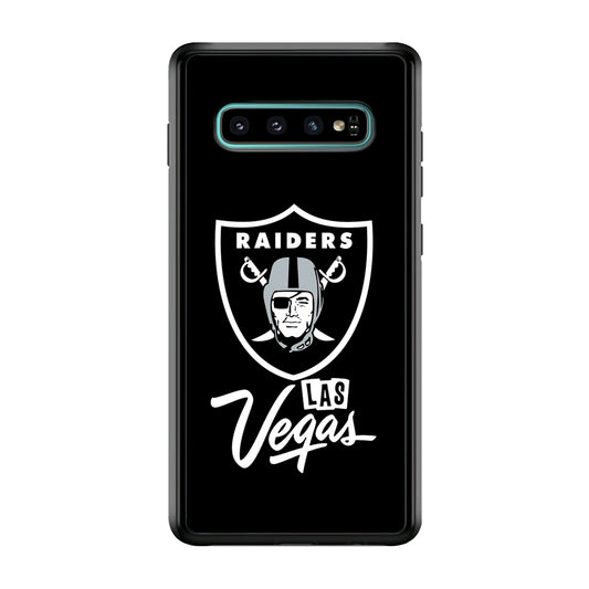 Las Vegas Raiders Symbol Of Logo Samsung Galaxy S10 Plus Case