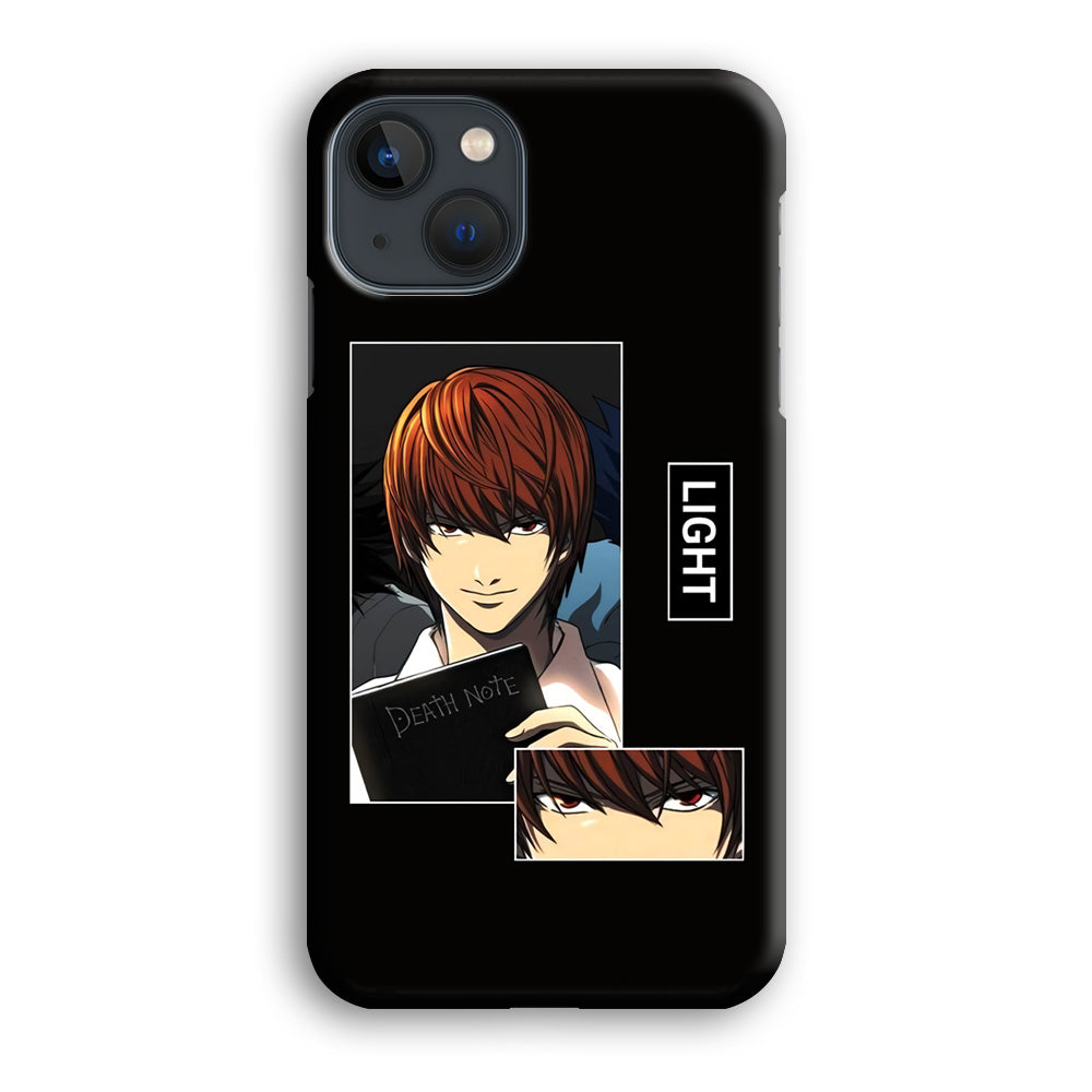 Light Yagami Death Note Book iPhone 15 Plus Case
