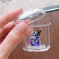 Lion Head Art Painting Protective Clear Case Cover For Apple Airpods