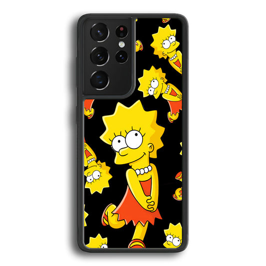 Lisa Simpson Dance Samsung Galaxy S22 Ultra Case - Ezzystore