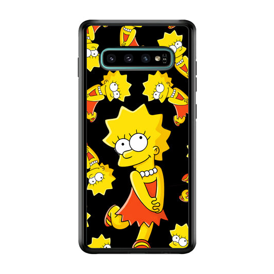 Lisa Simpson Dance Samsung Galaxy S10 Case