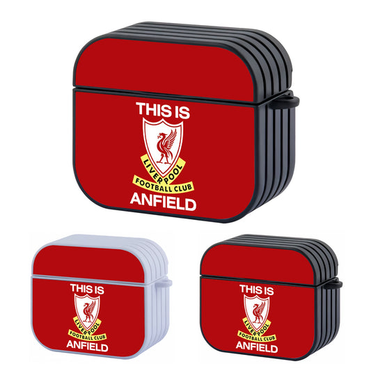 Liverpool This Is Anfield Hard Plastic Case Cover For Apple Airpods 3