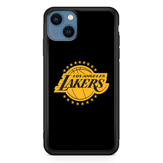 Los Angeles Lakers Black Logo iPhone 15 Plus Case