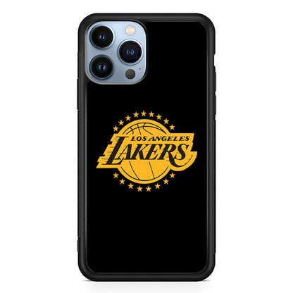 Los Angeles Lakers Black Logo iPhone 15 Pro Max Case