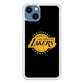 Los Angeles Lakers Black Logo iPhone 14 Plus Case