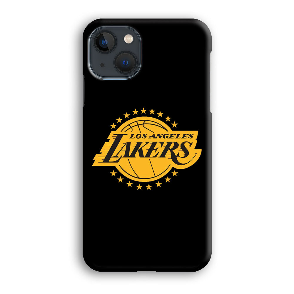 Los Angeles Lakers Black Logo iPhone 15 Case