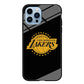 Los Angeles Lakers Black Logo iPhone 14 Pro Case