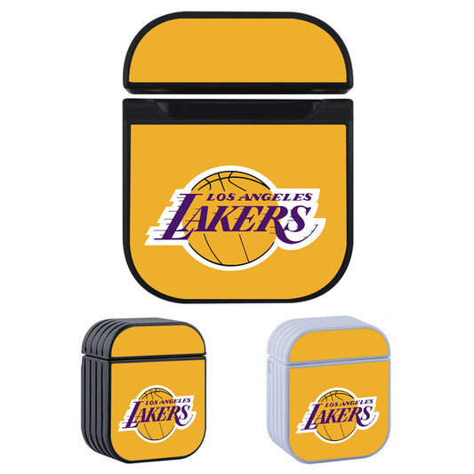 Los Angeles Lakers Logo NBA Hard Plastic Case Cover For Apple Airpods