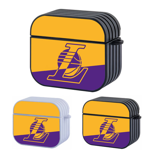 Los Angeles Lakers Two Pride Colour Hard Plastic Case Cover For Apple Airpods 3