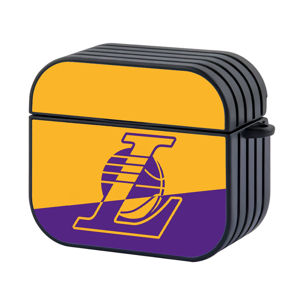 Los Angeles Lakers Two Pride Colour Hard Plastic Case Cover For Apple Airpods 4 - Ezzystore