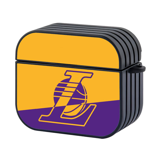 Los Angeles Lakers Two Pride Colour Hard Plastic Case Cover For Apple Airpods 4 - Ezzystore
