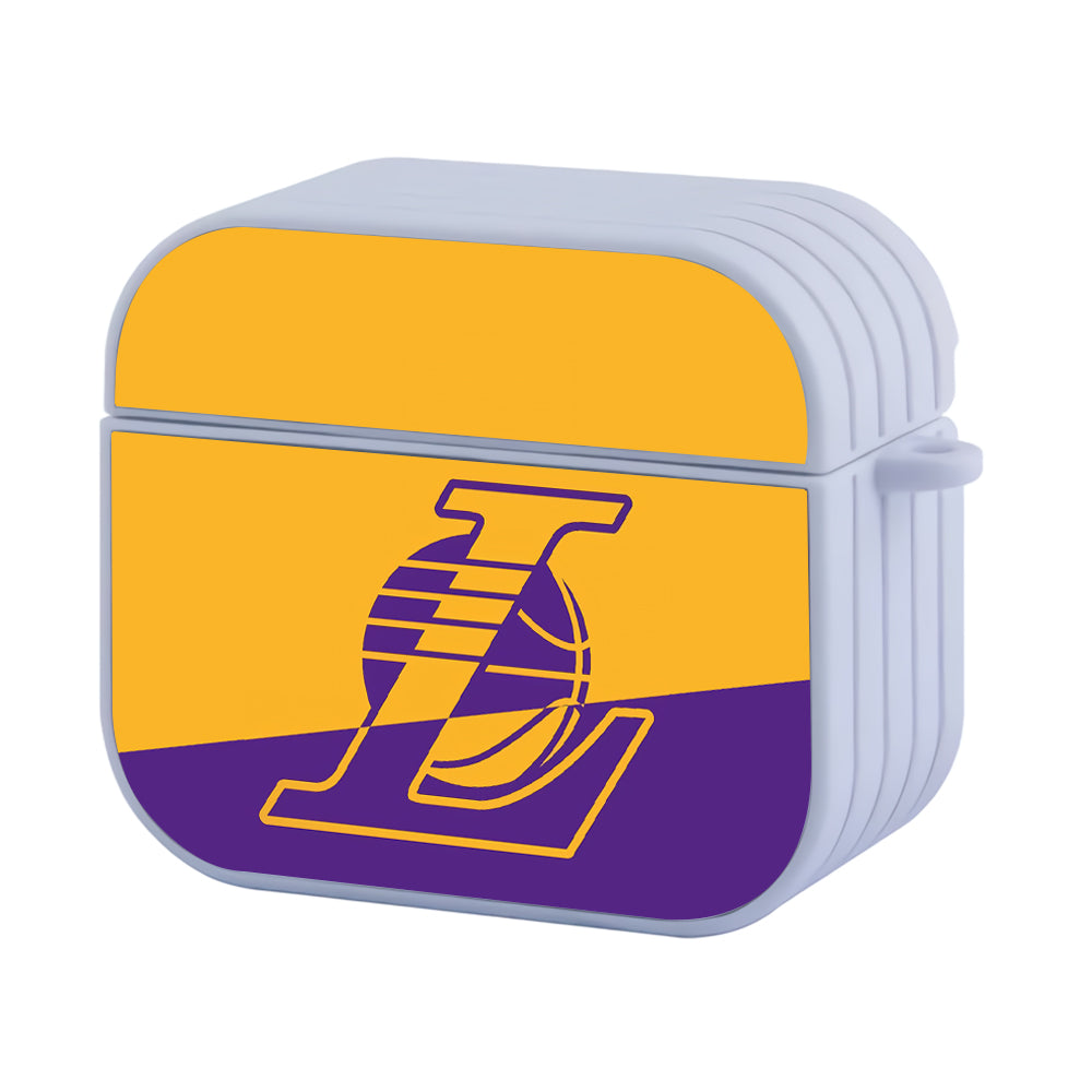 Los Angeles Lakers Two Pride Colour Hard Plastic Case Cover For Apple Airpods 3