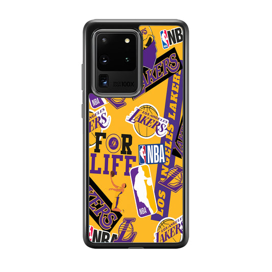 Los Angeles Lakers Word Of Pride Team Samsung Galaxy S20 Ultra Case