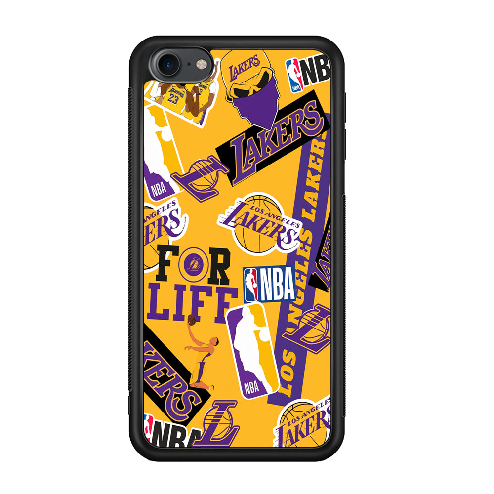 Los Angeles Lakers Word Of Pride Team iPod Touch 6 Case - Ezzystore