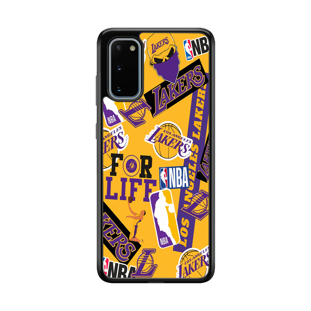 Los Angeles Lakers Word Of Pride Team Samsung Galaxy S20 Case