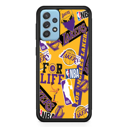 Los Angeles Lakers Word Of Pride Team Samsung Galaxy A52 Case