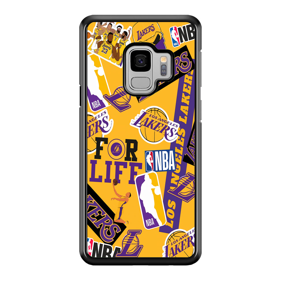 Los Angeles Lakers Word Of Pride Team Samsung Galaxy S9 Case