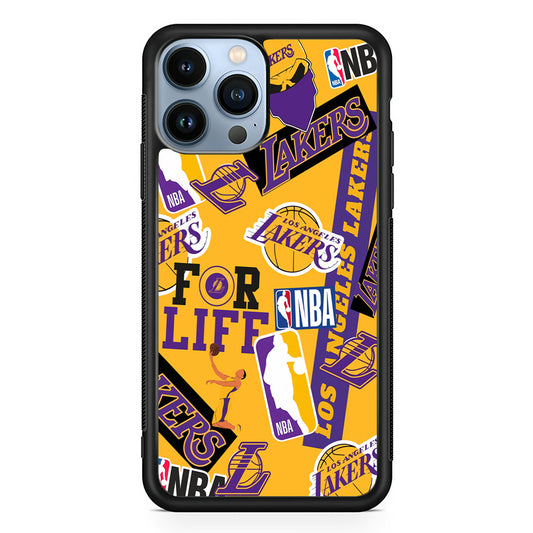 Los Angeles Lakers Word Of Pride Team iPhone 13 Pro Max Case