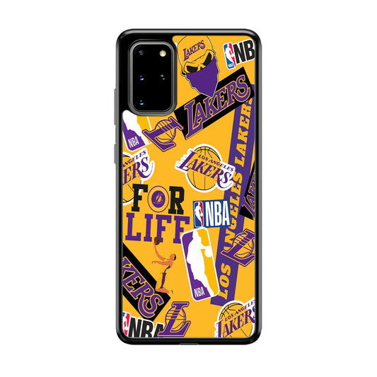 Los Angeles Lakers Word Of Pride Team Samsung Galaxy S20 Plus Case