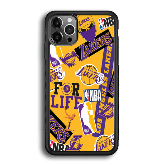 Los Angeles Lakers Word Of Pride Team iPhone 12 Pro Case