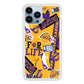 Los Angeles Lakers Word Of Pride Team iPhone 14 Pro Case
