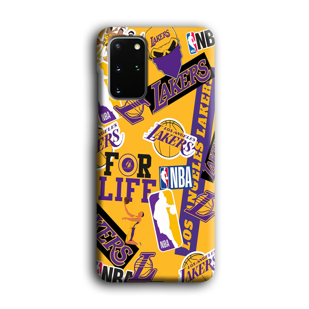 Los Angeles Lakers Word Of Pride Team Samsung Galaxy S20 Plus Case