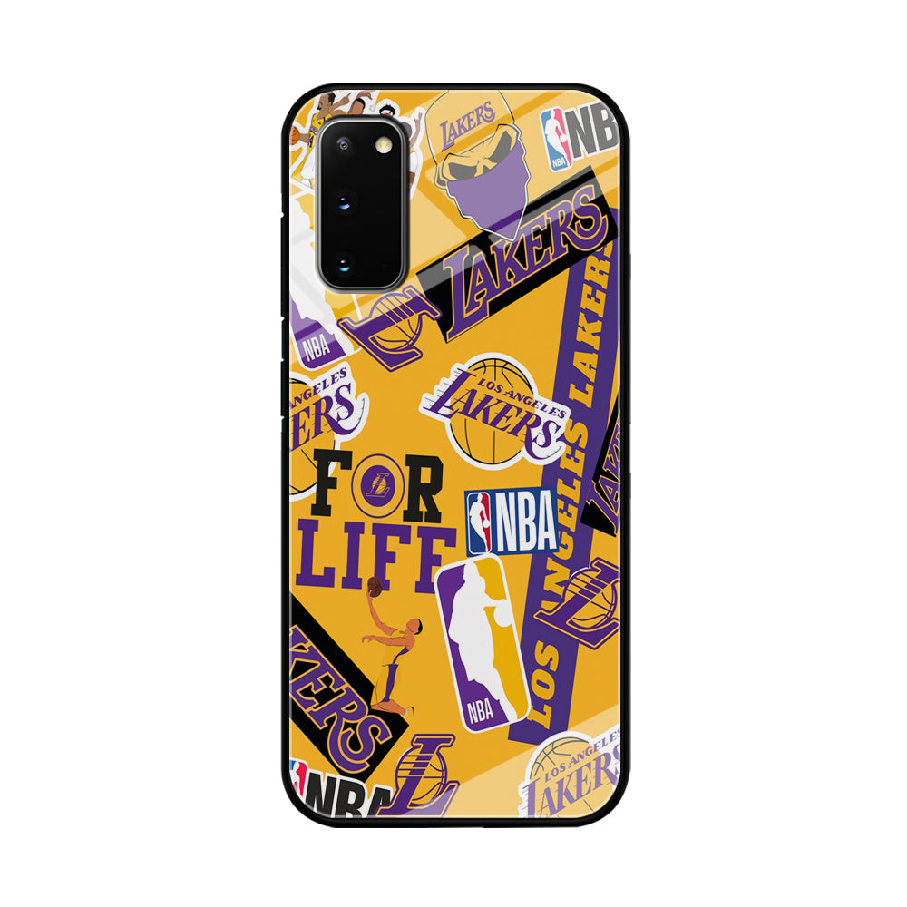 Los Angeles Lakers Word Of Pride Team Samsung Galaxy S20 Case