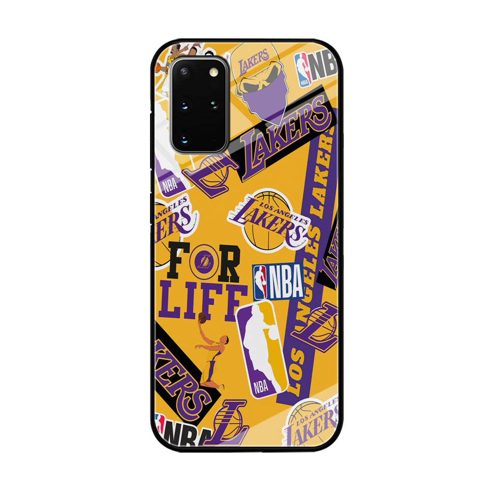 Los Angeles Lakers Word Of Pride Team Samsung Galaxy S20 Plus Case