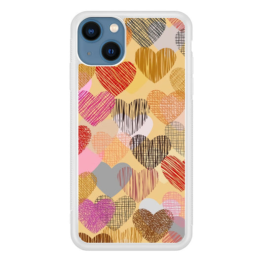 Love Aesthetic Soft Colour iPhone 14 Case