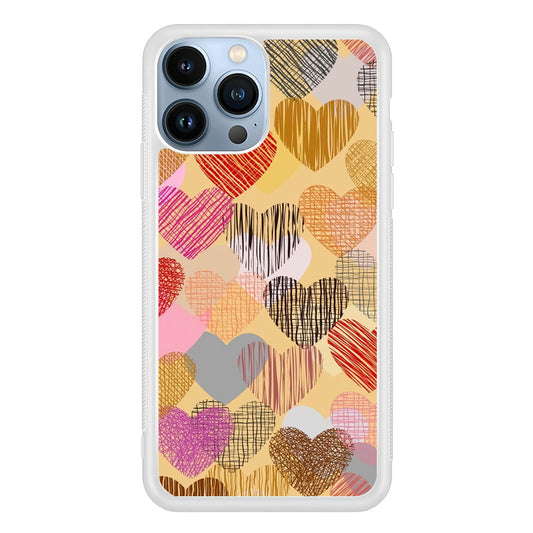 Love Aesthetic Soft Colour iPhone 14 Pro Case