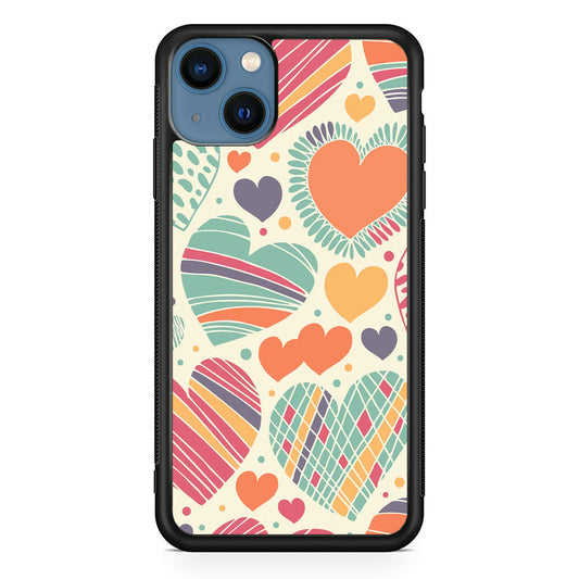 Love Cute White iPhone 14 Case