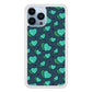 Love Green Doodle iPhone 14 Pro Max Case