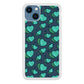 Love Green Doodle iPhone 15 Plus Case