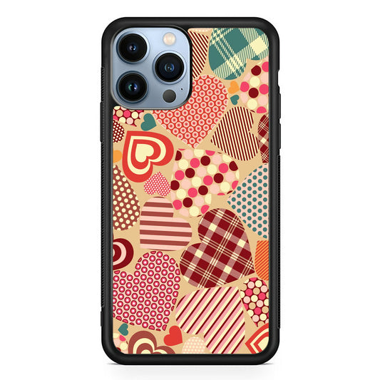 Love Luxe Pattern iPhone 14 Pro Case