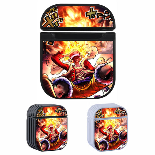 Luffy Nika One Piece Comic Hard Plastic Case Cover For Apple Airpods