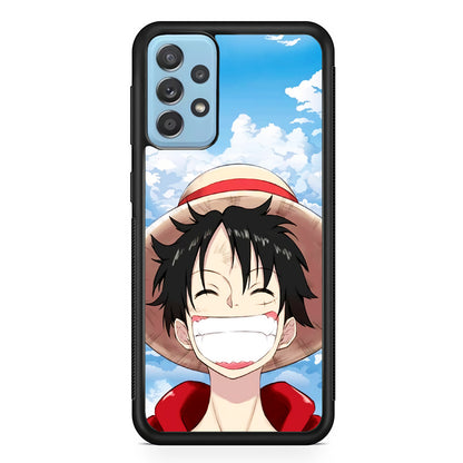 Luffy One Piece Warm Smile Samsung Galaxy A72 Case