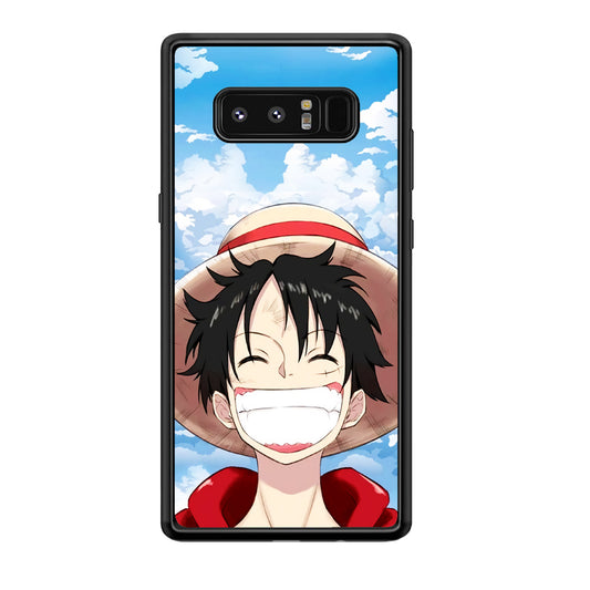 Luffy One Piece Warm Smile Samsung Galaxy Note 8 Case