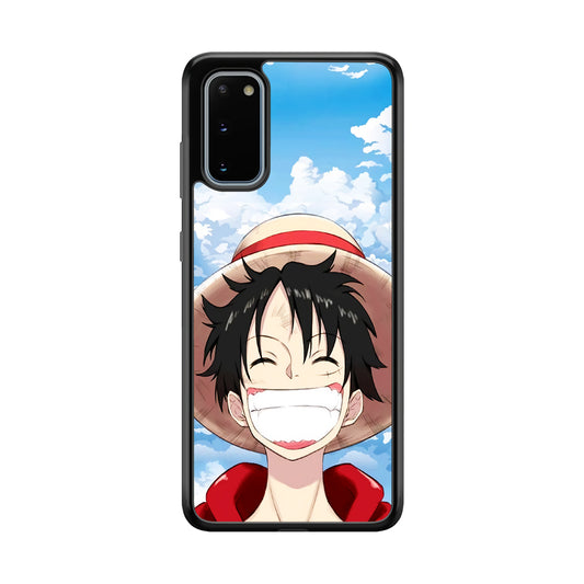 Luffy One Piece Warm Smile Samsung Galaxy S20 Case
