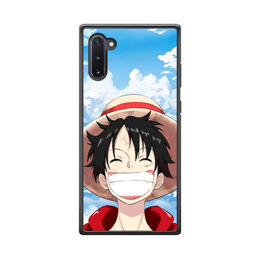 Luffy One Piece Warm Smile Samsung Galaxy Note 10 Case