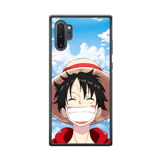 Luffy One Piece Warm Smile Samsung Galaxy Note 10 Plus Case
