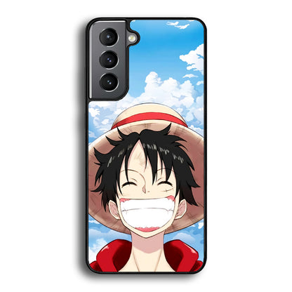 Luffy One Piece Warm Smile Samsung Galaxy S21 Case