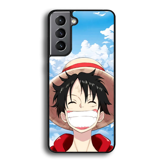 Luffy One Piece Warm Smile Samsung Galaxy S21 Case