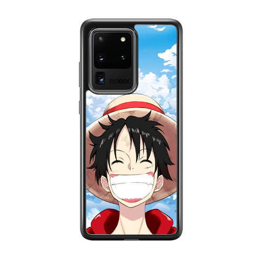 Luffy One Piece Warm Smile Samsung Galaxy S20 Ultra Case