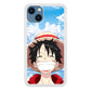 Luffy One Piece Warm Smile iPhone 15 Plus Case