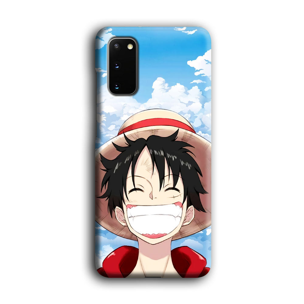Luffy One Piece Warm Smile Samsung Galaxy S20 Case