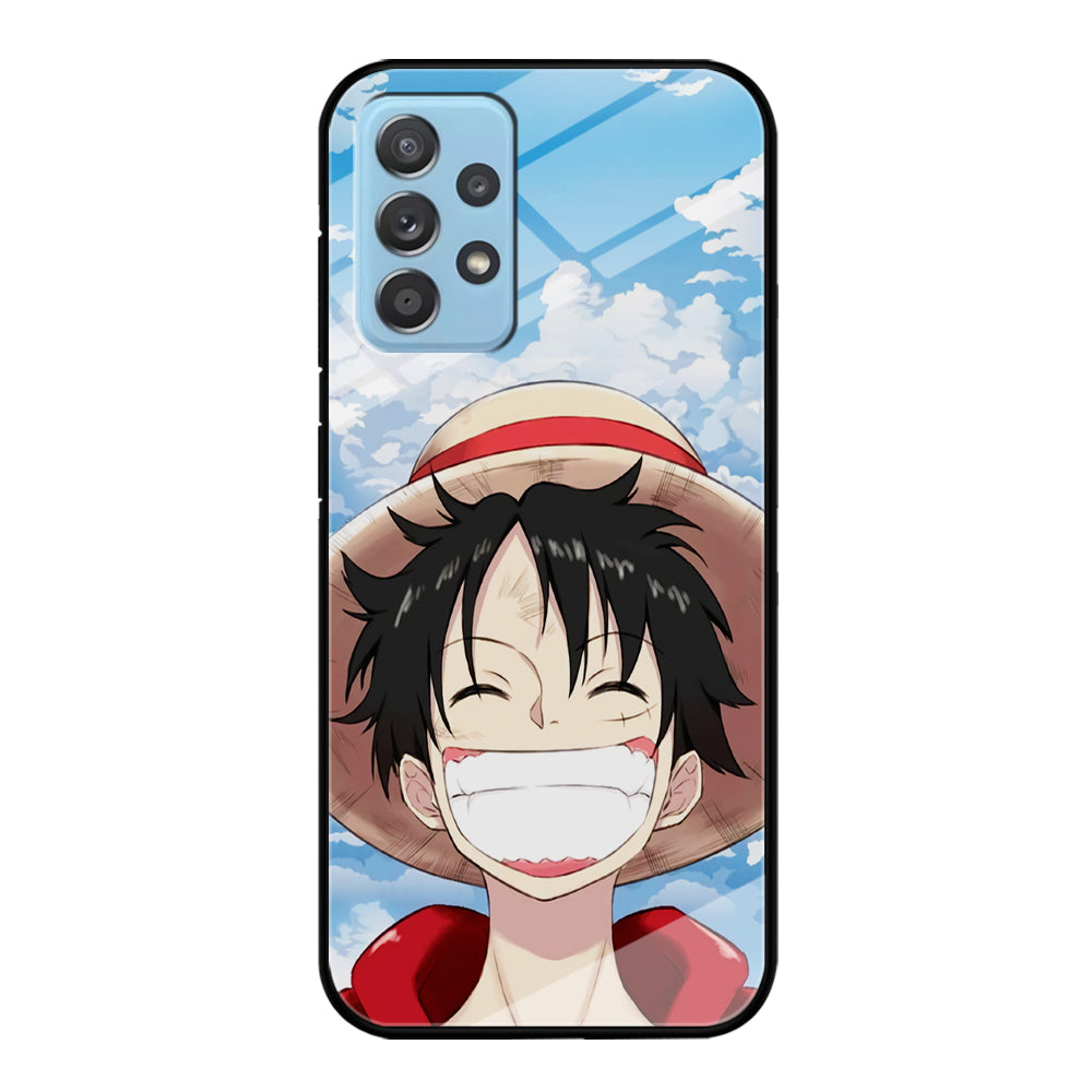 Luffy One Piece Warm Smile Samsung Galaxy A72 Case