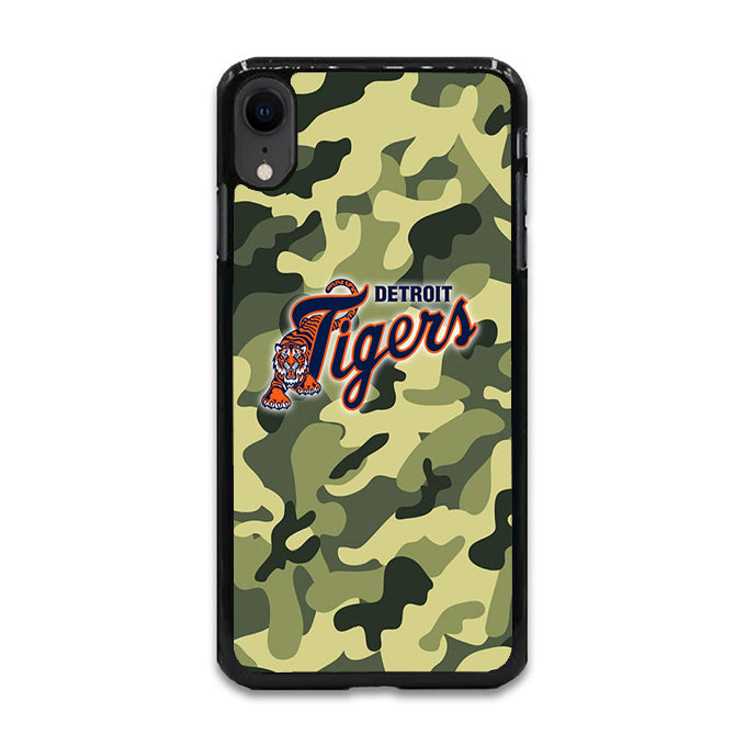 MLB Detroit Tigers Camo Green iPhone XR Case