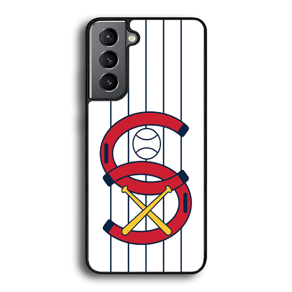 MLB White Sox White Samsung Galaxy S24 Case - Ezzystore